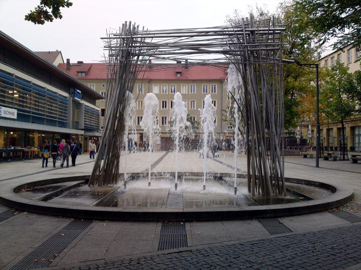 Springbrunnen auf dem Heronplatz/  Am Stadtbrunnen